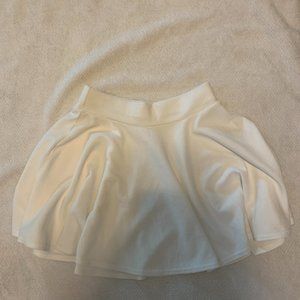 White Skater Skirt, Size Medium